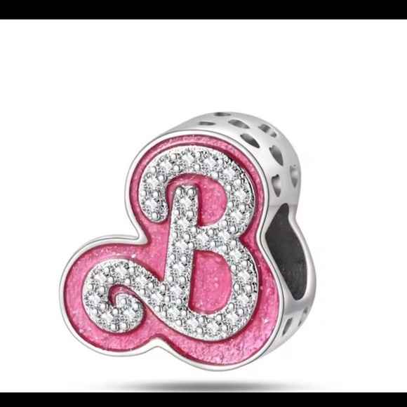 Pure silver 925 stamped pink Barbie lot of 3 charms new - Picture 5 of 11